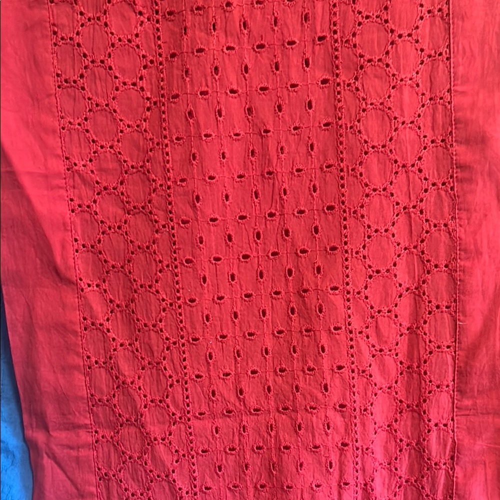 Bundle or 2 Diva Cotton Table Runners; Blue & Red 14 x 72 - Picture 9 of 10